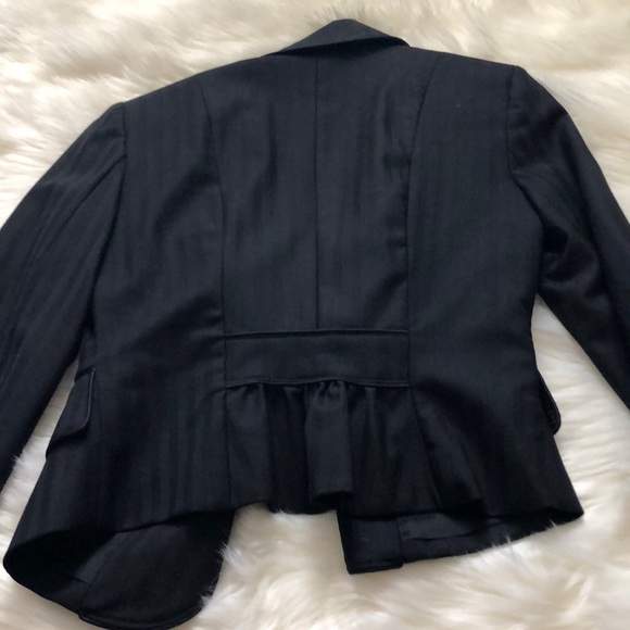 Bebe Black Blazer with slitted sleeves - Picture 8 of 8